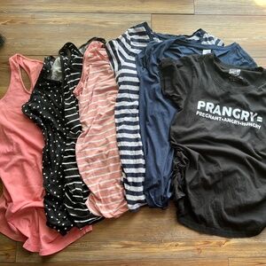 Size large maternity tops